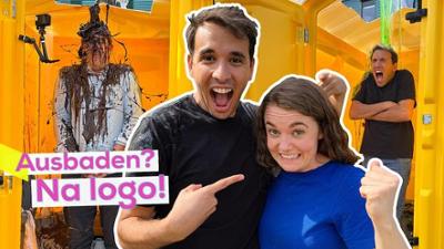 KiKA LIVE: Ausbaden: Sherif und Lotte von logo!