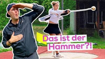 KiKA LIVE: Hammerwurf mit Nova Kienast