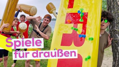 KiKA LIVE: 4 Outdoor-Spiele für den Sommer KiKA LIVE: 4 Outdoor-Spiele für den Sommer