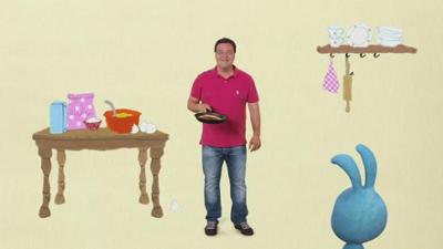 Kikaninchen Schnipselwelt: Christian und der Pfannkuchentrick