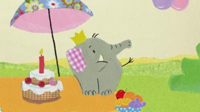 Kikaninchen Schnipselwelt: Versteckspiel auf der Elefantenparty