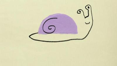 Kikaninchen Schnipselwelt: Lila Halbkreis