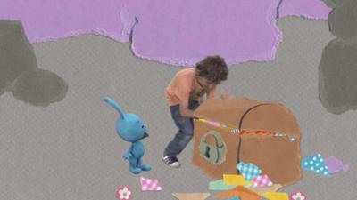 Kikaninchen Schnipselwelt: Auf Schatzsuche in einer Höhle