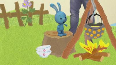 Kikaninchen Schnipselwelt: Ein Tischspruch zur Gemüsesuppe