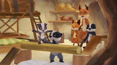 Mama Fuchs und Papa Dachs: Der Spielplatz im Dachsbau