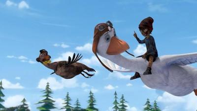 Nils Holgersson: 43. Die stinkende Gans