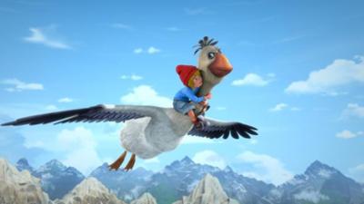 Nils Holgersson: 45. Höhenangst