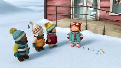 Snowsnaps' Winterspiele: Kaugummi-Jagd