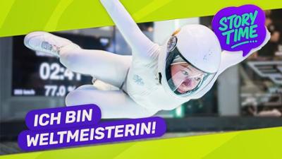 STORY TIME: Weltmeisterin: Bleibt Jule im Indoor-Skydiving die Beste?