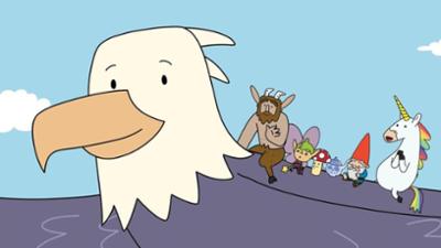 Super Happy Magic Forest: Der übereifrige Adler