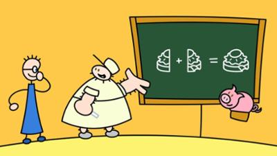 TOM und das Erdbeermarmeladebrot mit Honig: TOM rechnet