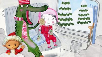 Unser Sandmännchen: Rita und das Krokodil: Ski fahren