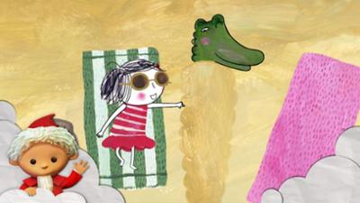 Unser Sandmännchen: Rita und das Krokodil: Am Strand