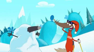 Wolf: Der Wolf, der ein super Skifahrer sein wollte