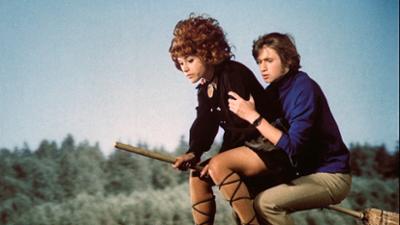 Das Mädchen auf dem Besenstiel