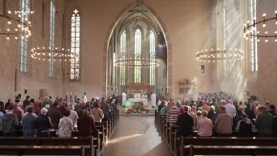 Katholischer Gottesdienst: aus der Kirche St. Andreas in Halberstadt