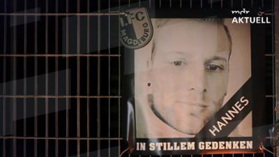 MDR aktuell: Neue Ermittlungen zehn Jahre nach Tod von FCM-Fan Hannes