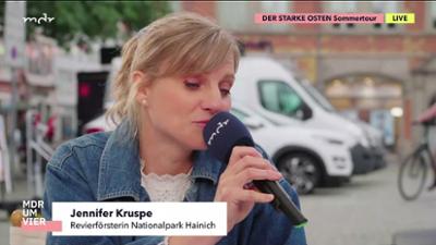 MDR um 4: Gäste zum Kaffee: Försterin Jennifer Kruspe