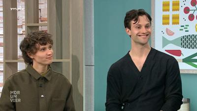 MDR um 4: Gäste zum Kaffee: Nick Romeo Reimann & Luna Jordan, Schauspieler