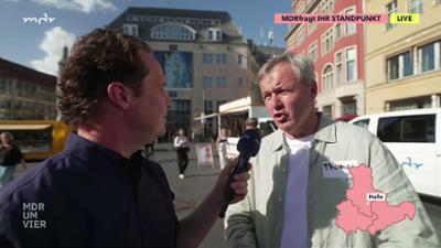 MDR um 4: Live-Standpunkt mit Stefan Ganß aus Halle/Saale nach der Wahl in Sachsen-Anhalt