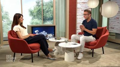 MDR um 4: Gäste zum Kaffee: Moderatorin und Journalistin Linda Zervakis