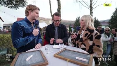 MDR um 4: Gäste zum Kaffee: Schlagersänger Vincent Gross und Christin Stark