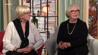 MDR um 4: Gäste zum Kaffee: die Kabarettistinnen Katrin Hart und Gisela Oechelhaeuser