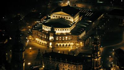 Mitteldeutschland bei Nacht