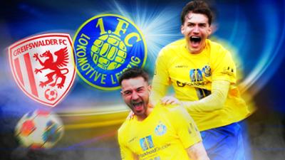 Sport im Osten: Fußball-Regionalliga: Greifswalder FC - 1. FC Lok Leipzig