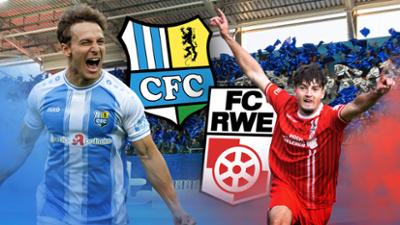 Sport im Osten: Chemnitzer FC – FC Rot-Weiß Erfurt