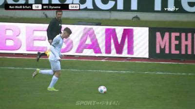 Sport im Osten: Fußball, Regionalliga: FC Rot-Weiß Erfurt - BFC Dynamo