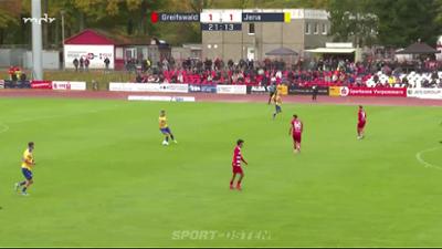 Sport im Osten: Greifswalder FC - FC Carl Zeiss Jena Sport im Osten: Greifswalder FC - FC Carl Zeiss Jena