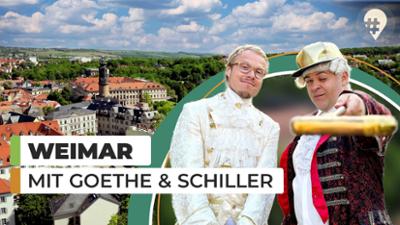 Unterwegs in Thüringen: Weimar 2025: Goethe & Schiller checken die Stadt Unterwegs in Thüringen: Weimar 2025: Goethe & Schiller checken die Stadt