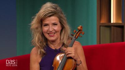 DAS! Rote Sofa: Stargeigerin Anne-Sophie Mutter auf dem Roten Sofa