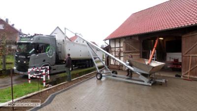 die nordreportage: Getreide verladen unter erschwerten Bedingungen