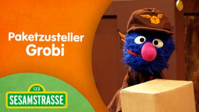 Sesamstraße: Paketzusteller Grobi Sesamstraße: Paketzusteller Grobi