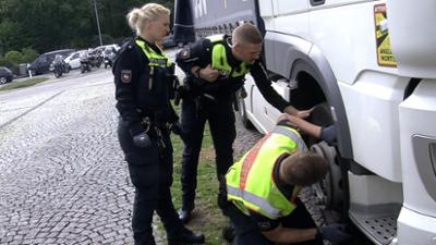 LKW-Kontrolle XXL - Im Einsatz mit der Autobahnpolizei