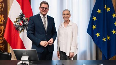Im Gespräch: Bundesratspräsident Markus Stotter