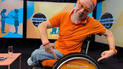 Perspektivenwechsel: Martin Bruno rollt - mit Martin Bruno Walther