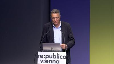 re:publica Vienna: PLÄDOYER FÜR ÖFFENTLICH-RECHTLICHE MEDIEN mit KARIM EL-GAWHARY