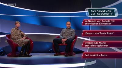 Q1 Ein Hinweis ist falsch: Quizshow