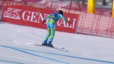 Skiweltcup: Abfahrt der Damen Val di Fassa: Ski alpin Damen