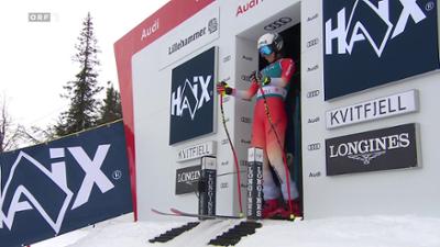 Skiweltcup Finale: Abfahrt der Damen Lillehammer: Ski alpin Damen
