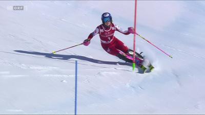Skiweltcup: Slalom der Damen Are - 2. Durchgang: Ski alpin Damen