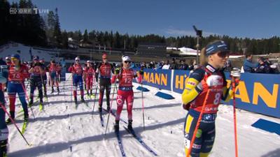 Verfolgung der Damen: Biathlon-Weltcup der Damen