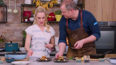 Erdäpfel-Lauch-Suppe und Angusrind mit dunklem Bier: Silvia kocht