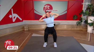 Fit mit den Stars: Training im Sitzen