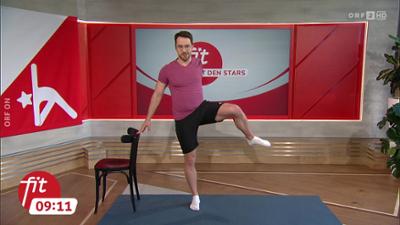 Fit mit den Stars: Übungen mit dem Sessel
