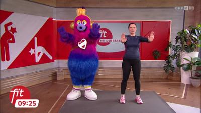 Fit mit den Stars: Auri übt für das ESC-Finale