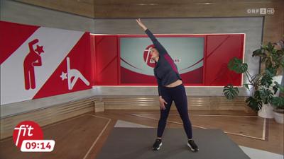 Fit mit den Stars: Oberkörper dehnen